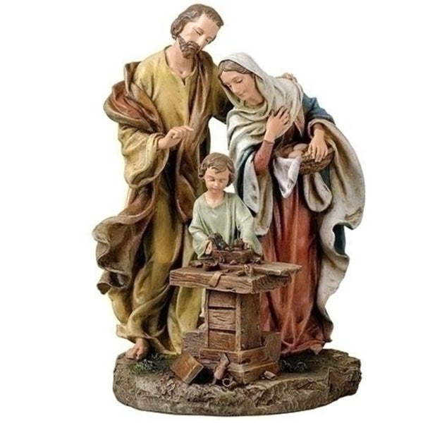 Holy Family Figurine - Carpenter Shop Statue - St Joseph´s Studio-