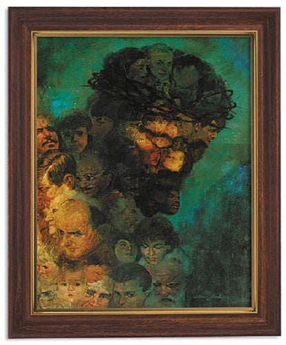 The man face Framed Art Print for Sale by JustACrustSock