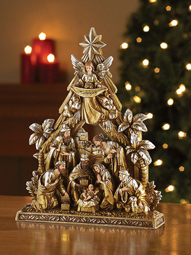 Elegant Nativity Figure Avalon Christmas Decoration Collection