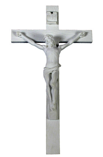 Jesus INRI White Wall Crucifix Veronese collection