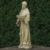 Saint Francis Solar Bird Bath Garden Statue