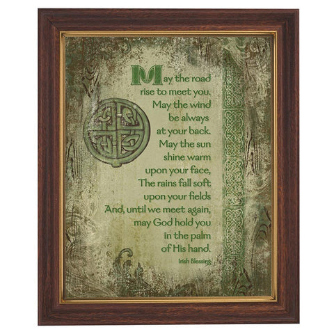 Irish blessing In Wooden Frame With Glass