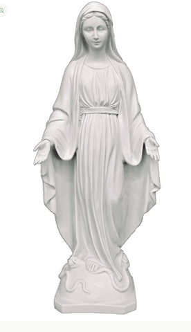 Our Lady of Grace Alabaster Statue ITALY