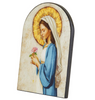 Madonna of the Roses Wooden Plaque