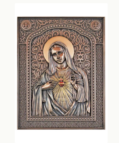 Immaculate Heart Of Mary Plaque