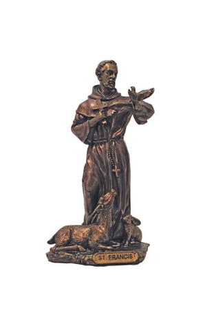 Saint Francis With Bird Figure Small Size