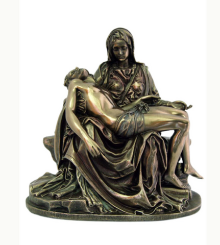 Pieta Statue Jesus with Blessed Mother Mary