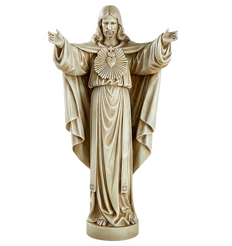 Sacred Heart Of Jesus Garden Statue