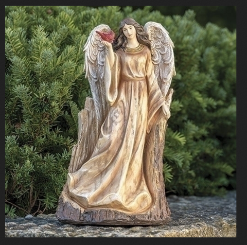 Angel With Cardinal Statute