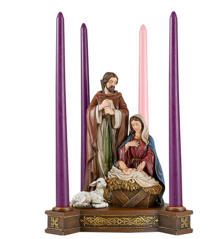 Holy Family Advent Candleholder