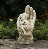 In The Palm of Gods Hand Memorial Miscarriage Baby Statue