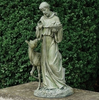 Saint Francis Statue With Horse Garden Statue Peaceful Spiritual Figure 25.5"T. Saint Francis is the Patron saint of animals. Standing just over two feet tall this statue conveys the peaceful love he had with animals.
Made of Resin/Stone Mix&nbsp;
Measures 25.5"H
Joseph's Studio Garden Statuary 