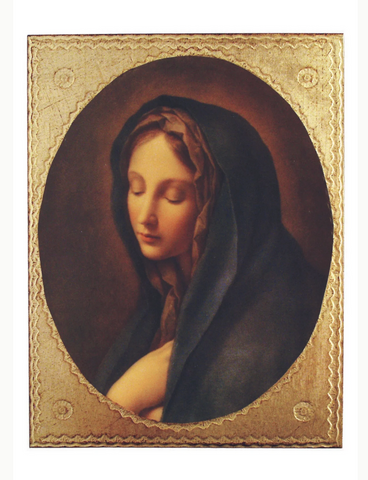 Our Lady Of Sorrows  Florentine Icon  By Carlos Dolci