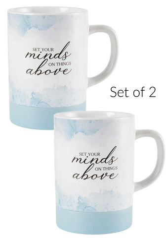 Set Your Mind On Things Above Set of 2 Mugs