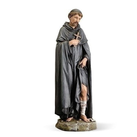 Saint Peregrine Statue Healer of Cancer 10" Tall