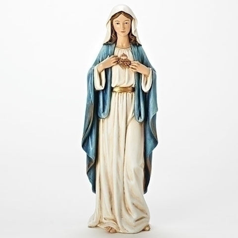 Immaculate Heart Of Mary Catholic Statue 17 Inch tall