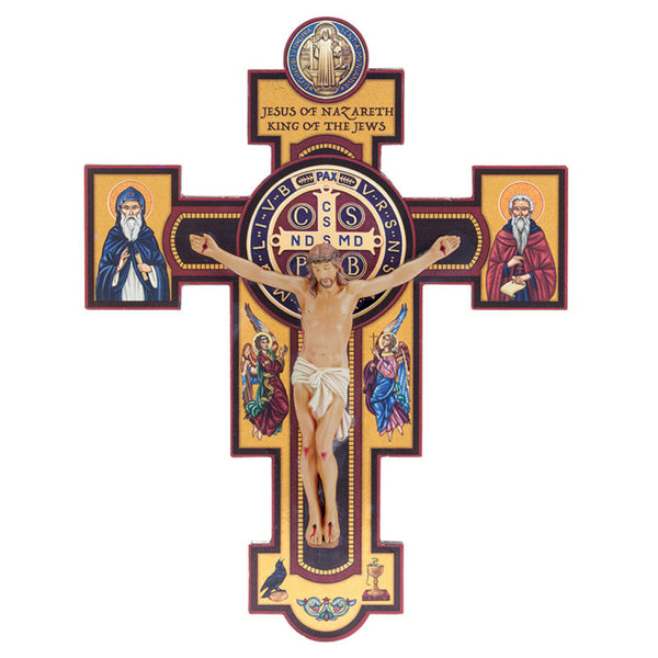 Saint Benedict Wall Cross – Beattitudes Religious Gifts