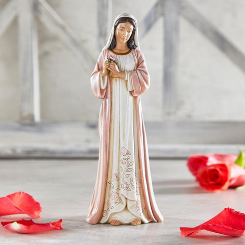 Madonna Of The Roses  Rosa Mystica Statue