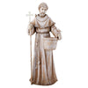 Saint Francis Solar Planter Garden Or Gravesite Statue