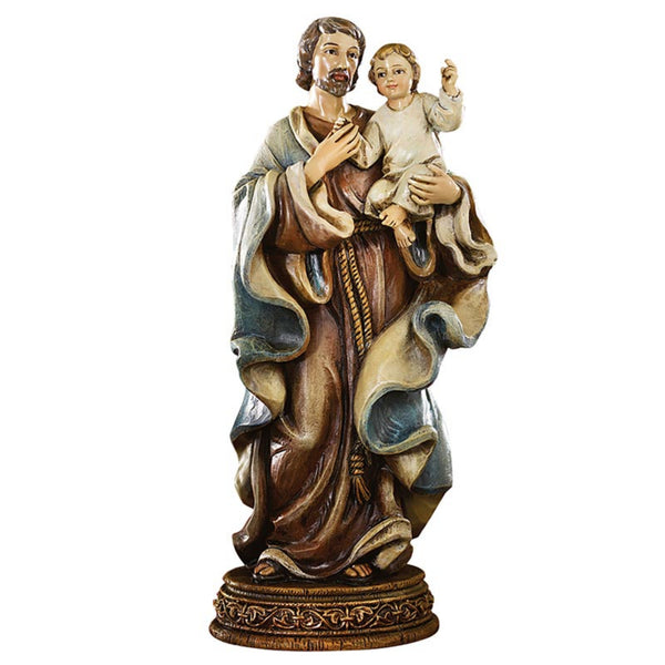 Saint Joseph with Jesus Statue – Beattitudes Religious Gifts