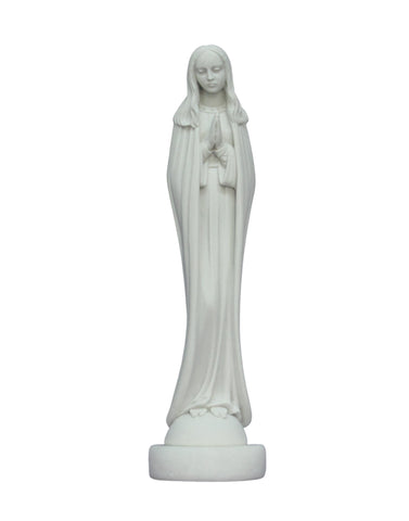 Praying Madonna Alabaster Statue Made In Italy