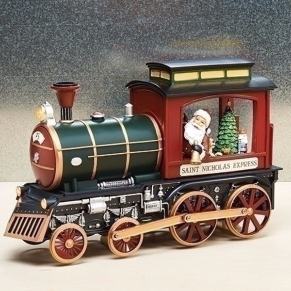 Musical Santa Express Train With Revolving Elf Joseph Studio Christmas ...