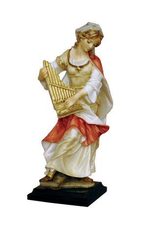 Saint Cecilia Alabaster Statue Made in Italy